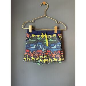 Baby Boden Rainbow Animal Shorts